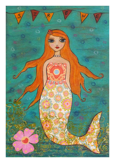 Art Print - Whimsical Mermaid
