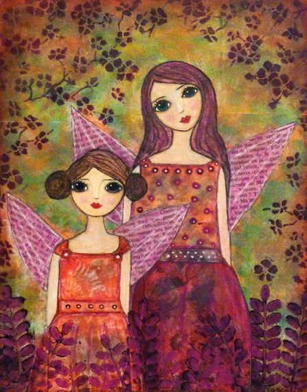 Art Print - Autumn Glow Fairies
